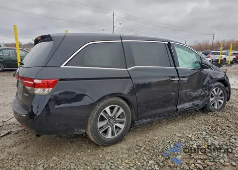 2015 Honda Odyssey Touring from USA, damaged, VIN 5FNRL5H92FB022901